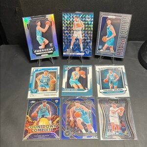Tidjane Salaun Charlotte Hornets Rookie Basketball Lot